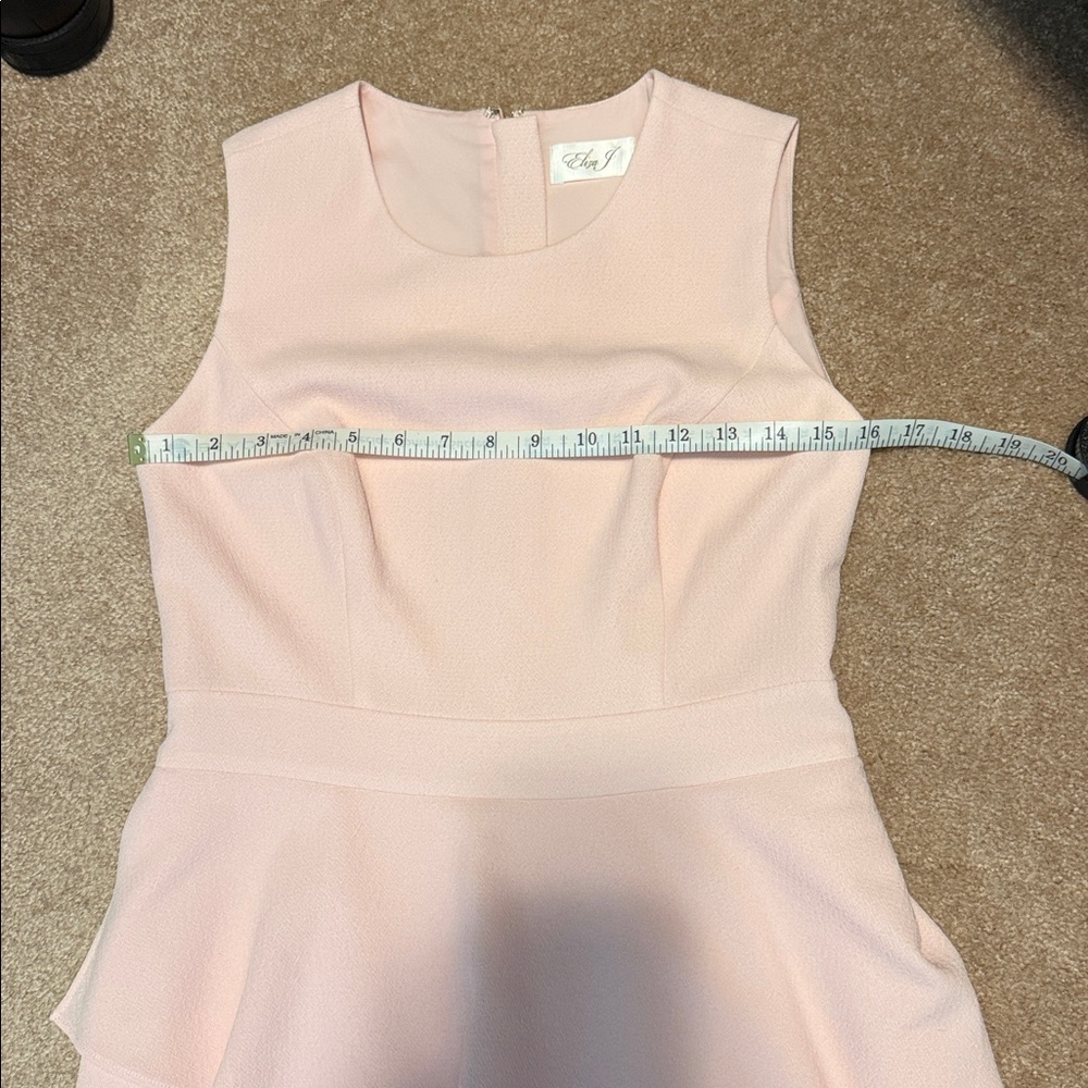 Eliza J Blush Layered Midi Dress size 6 - Picture 7 of 8